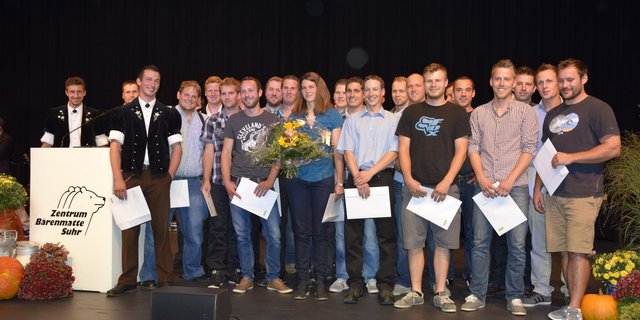 Die Absolventen des Inforama Rütti BE. (Bild Tamara Wülser)