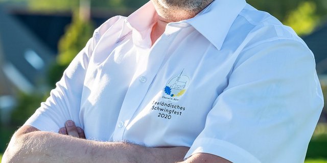 Sascha Rassl, OK-Präsident des Seeländischen Schwingfests in Oberwil bei Büren BE, ist momentan das Lachen vergangen. Denn das Schwingfest wurde für dieses Jahr abgesagt. (Bild zVg)