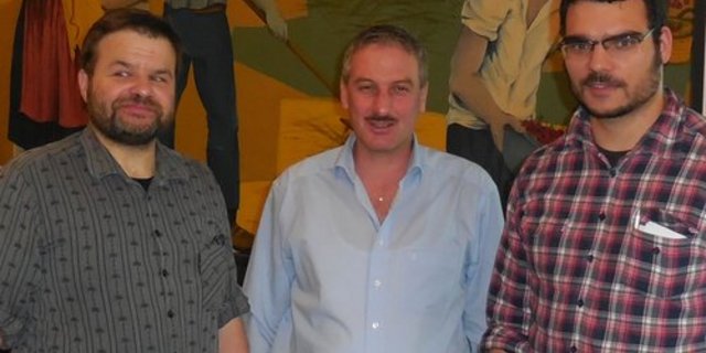 Vizepräsident Fritz Tschanz, Präsident Peter Kistler und Geschäftsführer Adrian Iten. (Bild: zVg)