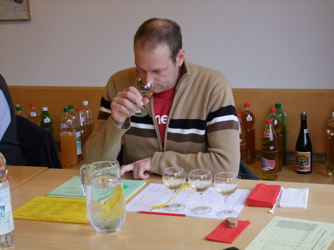 73 Säfte wurden am Landwirtschaftlichen Zentrum Liebegg von einer Fachjury beurteilt. (VAOV)