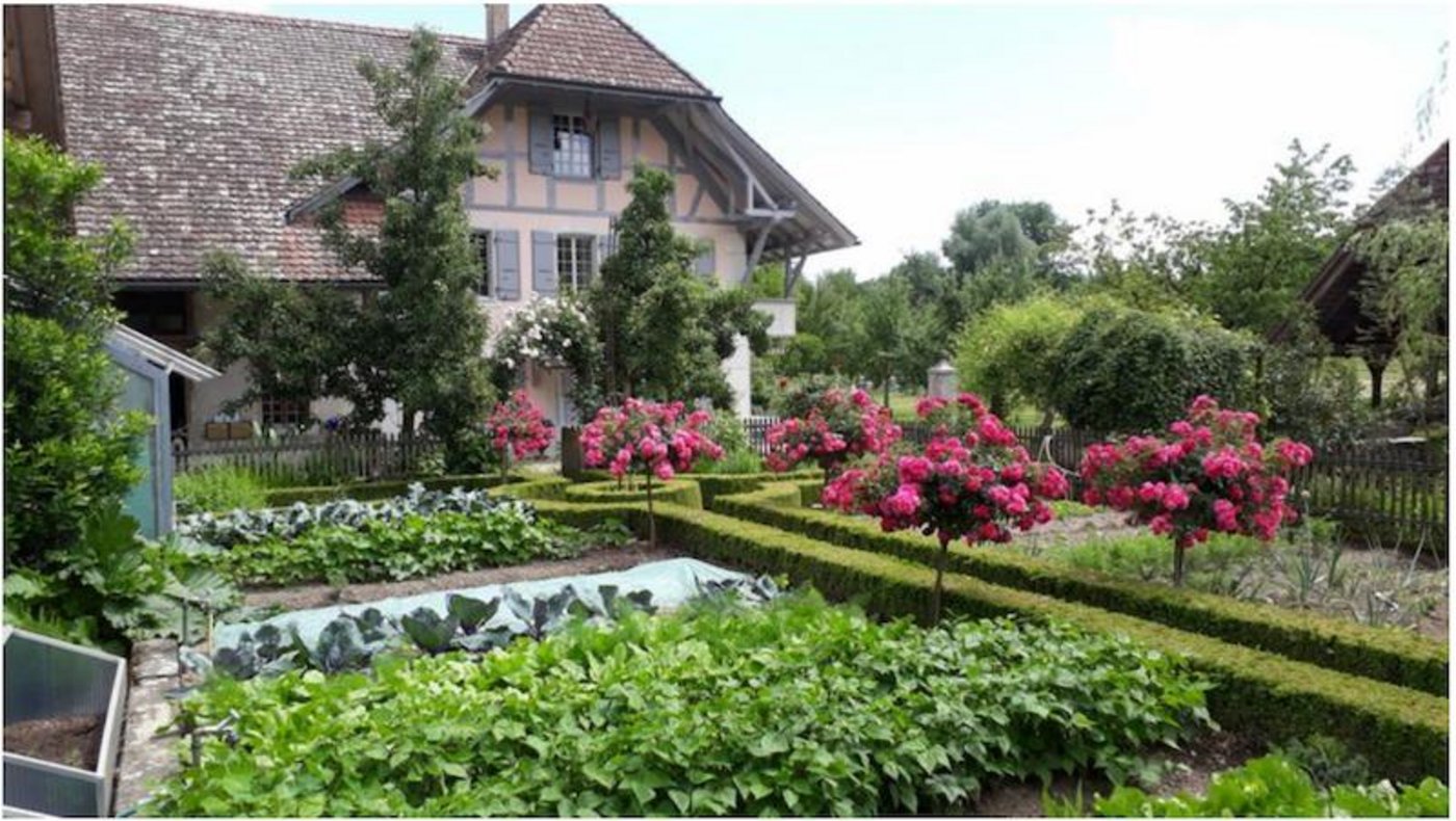 Der ProSpecieRara-Garten von Annekäthi Nyffeler in Walliswil BE. (Bild ProSpecieRara) 