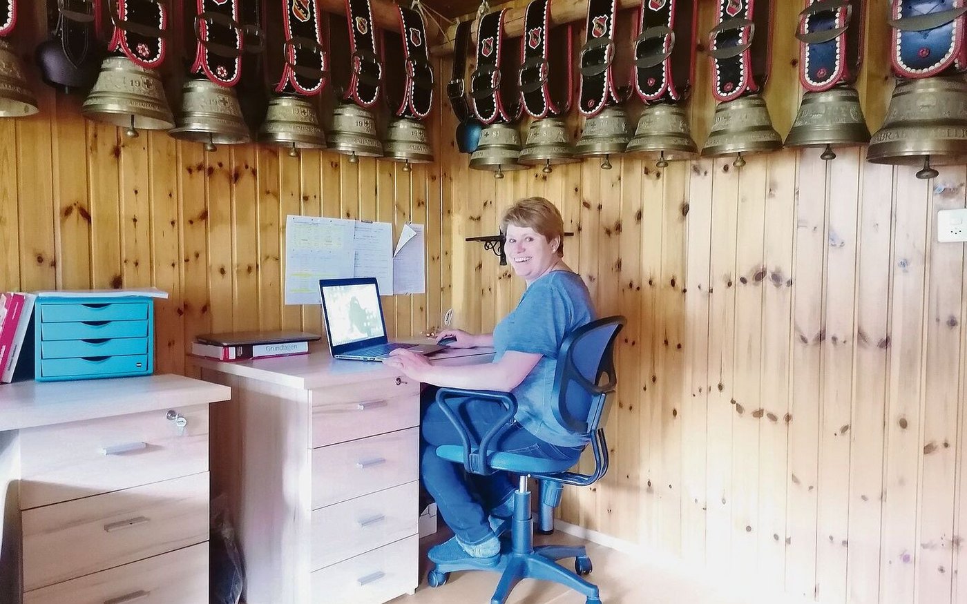 Tanja Aellig ist vielseitig unterwegs: Nicht nur auf dem Betrieb, sondern sie engagiert sich auch in verschiedenen Vereinen. 