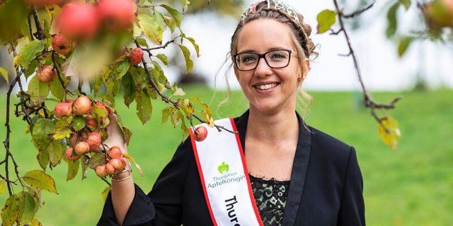 Melanie Maurer ist die 21. Thurgauer Apfelkönigin. (Bild zVg)