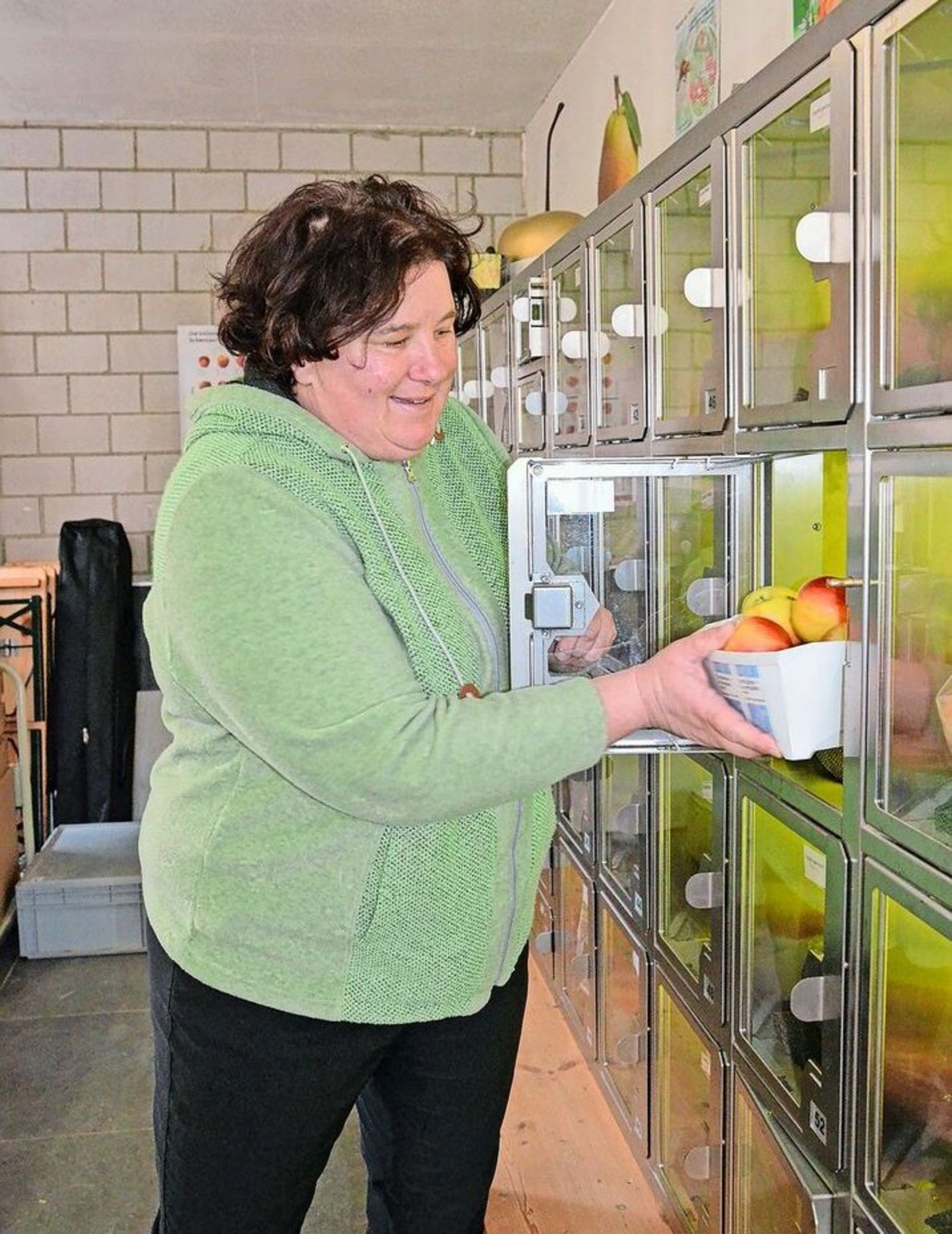 Der Automat kommt an und muss daher auch fleissig nachgefüllt werden. 