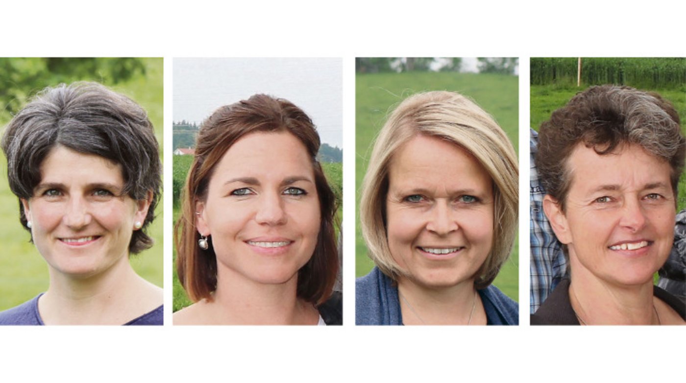 Vier Bäuerinnen aus der Zentralschweiz erzählen, wie sie sich in Leben und Alltag eingerichtet gaben. (Bilder rp, BBZN)