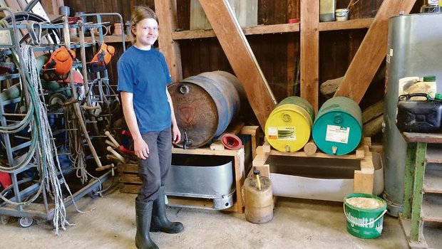 Mirjam Schnider aus Flühli LU macht ihr 1. Lehrjahr zur Landwirtin auf dem Lehrbetrieb von Hans Bucher in Bühl LU. (Bild zVg)