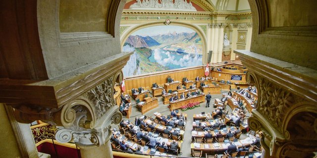 Im Ratssaal des Bundeshauses wird viel Zeit für die Landwirtschaft eingesetzt. Ganz oft mit gegensätzlichen Ansprüchen. (Bild Parlamentsdienste, 3003 Bern)