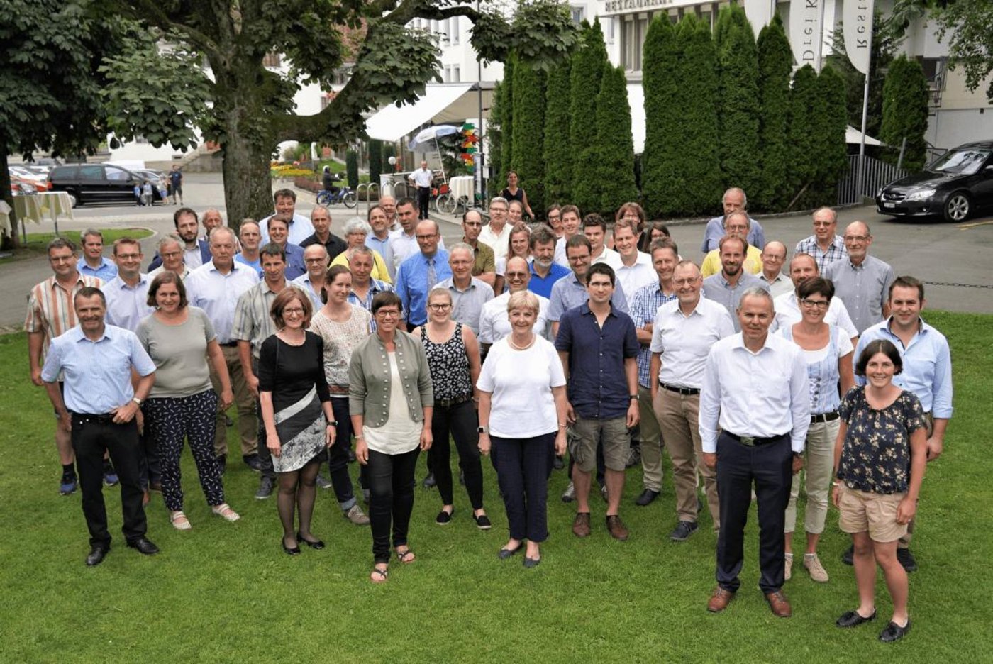 Gruppenbild in Einsiedeln. (Bild Markus Rediger)