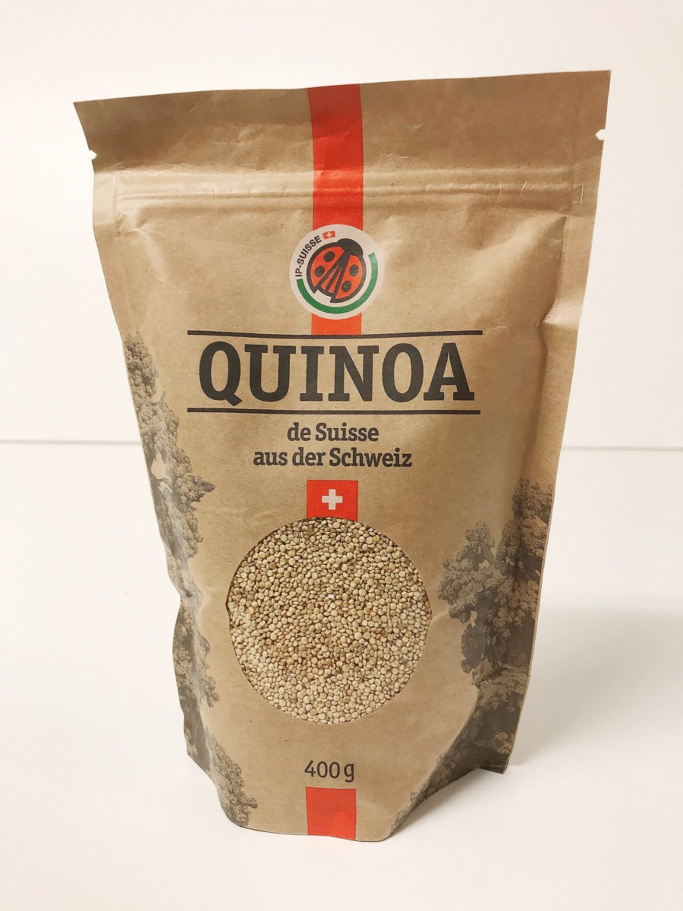 Quinoa aus dem Hause IP-Suisse. Noch scheint das Produkt aus Südamerika beim Konsumenten besser anzukommen.