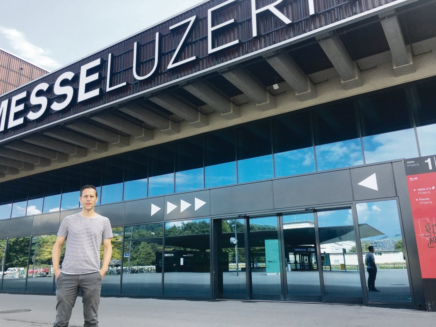 Seit Ende Februar gab es keine Ausstelllungen mehr, immerhin ist das Luzerner Kantonsparlament sporadisch zu Besuch. Suisse-Tier-Messeleiter Philipp Meier hofft auf 2021. (Bild Armin Emmenegger)