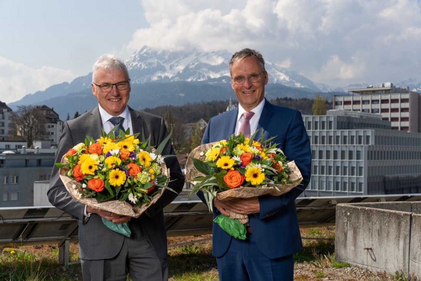 DDer abtretende und der neue Präsident: Thomas Oehen und Thomas Grüter (r.). (Bild ZMP)