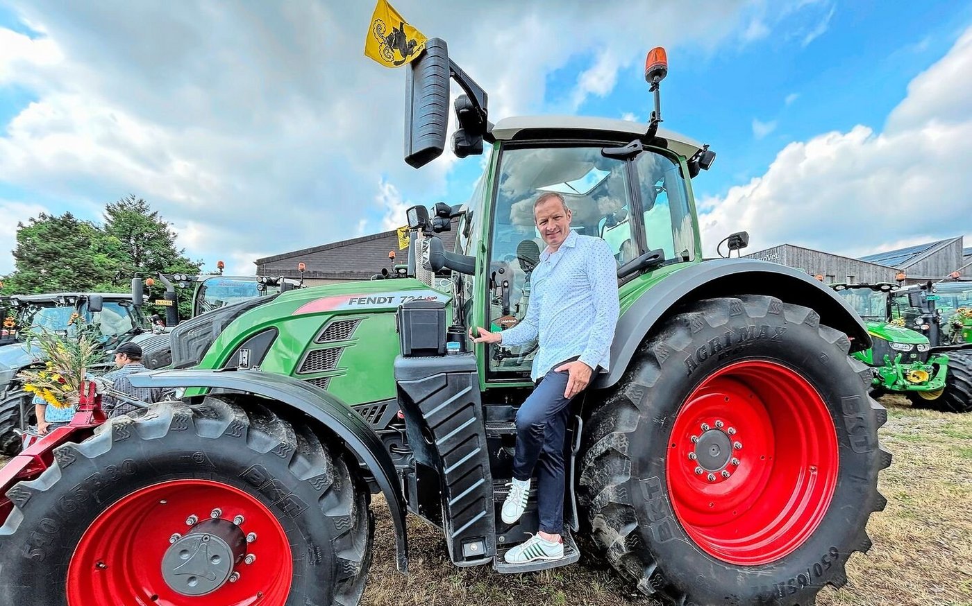 Einsteigen und Gas geben – so startet Christian Müller als neuer Schaffhauser Bauernpräsident.