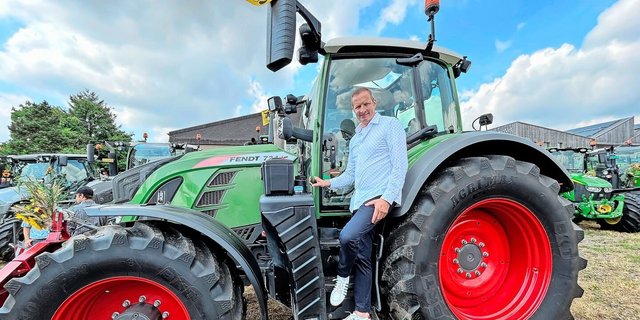 Einsteigen und Gas geben – so startet Christian Müller als neuer Schaffhauser Bauernpräsident.