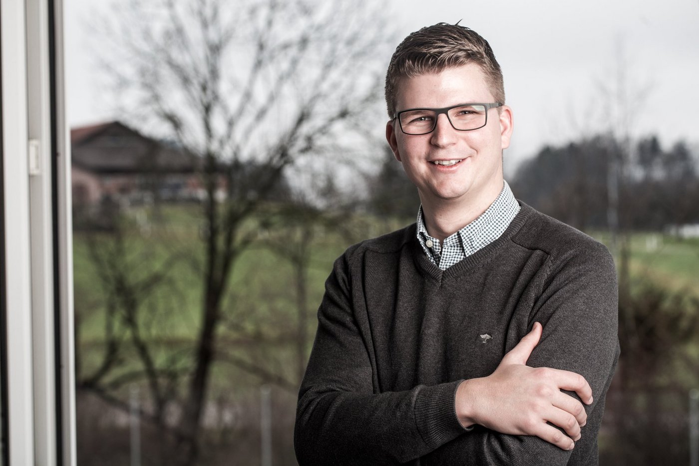 Mike Egger ist Nationalrat (SVP) und Fleischfachmann. (Bild M. Egger)