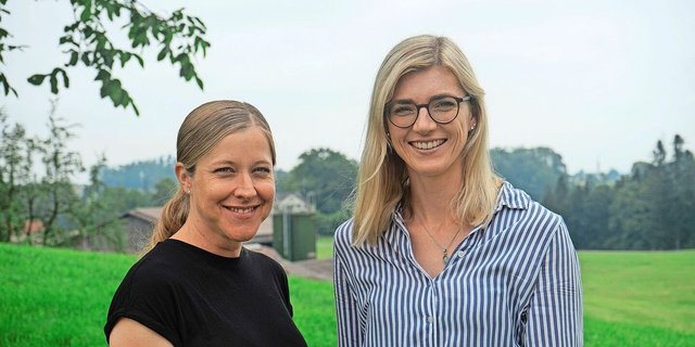 Daniela Büchel (l.) und Vivienne Oggier (r.) vom LZSG Salez organisierten die Fachtagung.