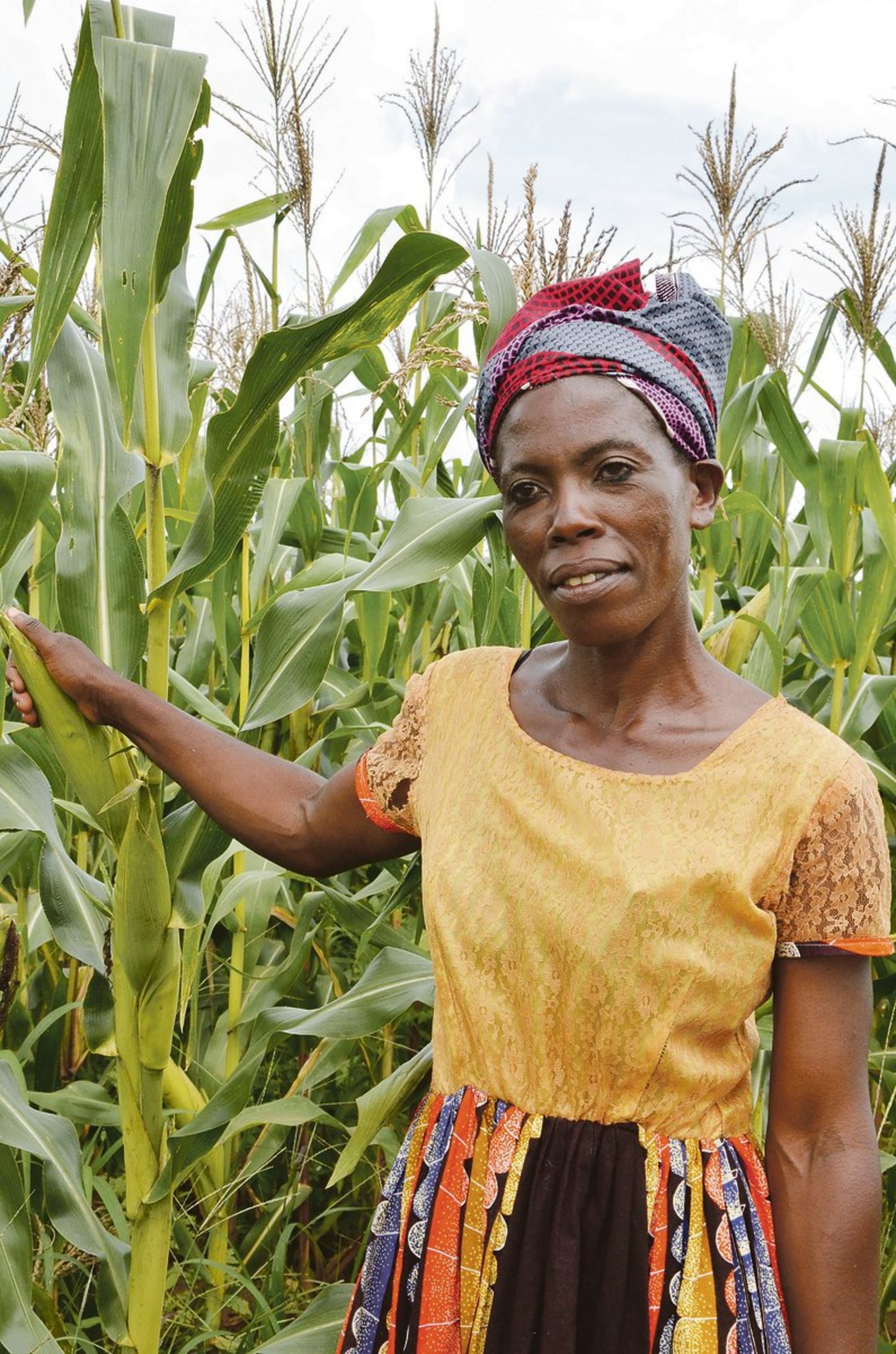 «Jetzt will ich meinen Schulabschuss nachholen», sagt Jasinta Bulawya, die dank CF ein Haus bauen und Vieh kaufen konnte.