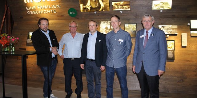 Christoph, Markus, Georges, Lukas und Ernst Möhl. (Bilder Trudi Krieg)