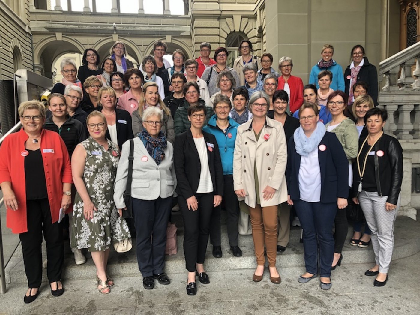 Einige dieser Frauen haben am 14. Juni eine Terminkollision: Einerseits möchten sie sich auf die Wahlen im Herbst vorbereiten, andererseits möchten sie am Frauenstreik teilnehmen.	(Bild et)