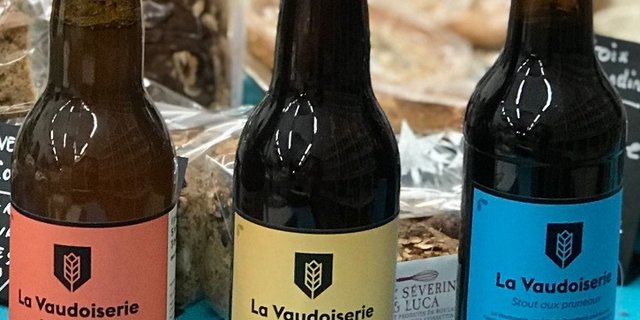 Das Bier «La Vaudoiserie» gibts in den Sorten Pale Ale, Brown Ale und Stout. (Bild Prométerre)