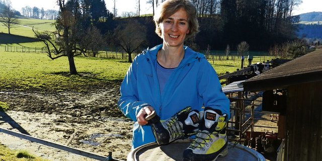 Christine Brügger-Hubschmid ist eine begeisterte Berggängerin. (Bild Barbara Heiniger)