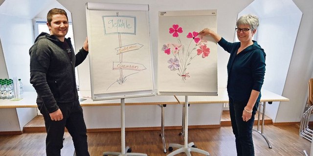 Doris Brönnimann und Ueli Lehmann gestalteten den Lehrmeisterinnenkurs gemeinsam. Der Tenor war klar, die Frauen wünschen sich regelmässig eine Tagung in dieser Form.  