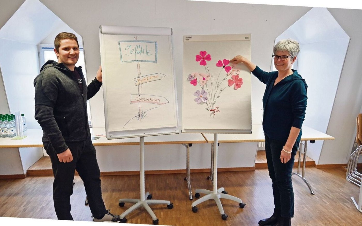 Doris Brönnimann und Ueli Lehmann gestalteten den Lehrmeisterinnenkurs gemeinsam. Der Tenor war klar, die Frauen wünschen sich regelmässig eine Tagung in dieser Form.  