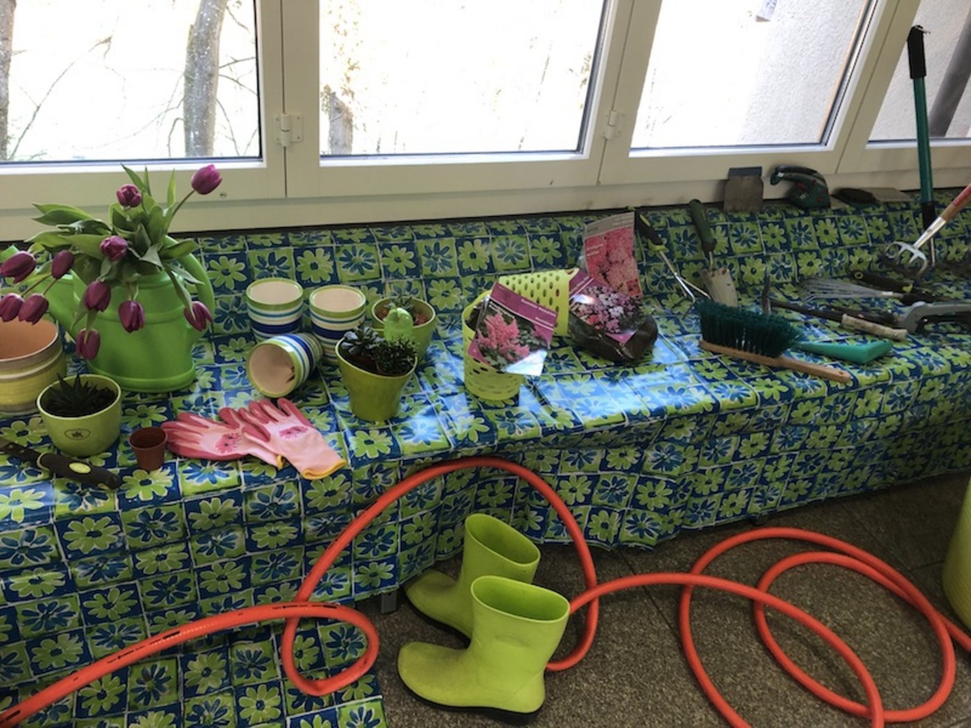 Liebevolle Dekoration der Aargauer Landfrauen.