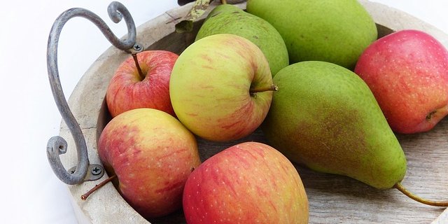 Glücklicherweise hat die Obsternte schon begonnen – Äpfel und Birnen wird man also voraussichtlich innerhalb des 30km-Radius finden. (Bild Pixabay)