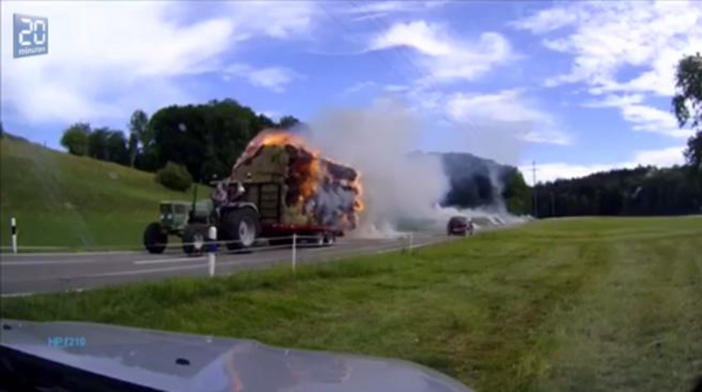 Die Brandschäden belaufen sich auf mehrere 10'000 Franken. (Screenshot 20 Minuten)