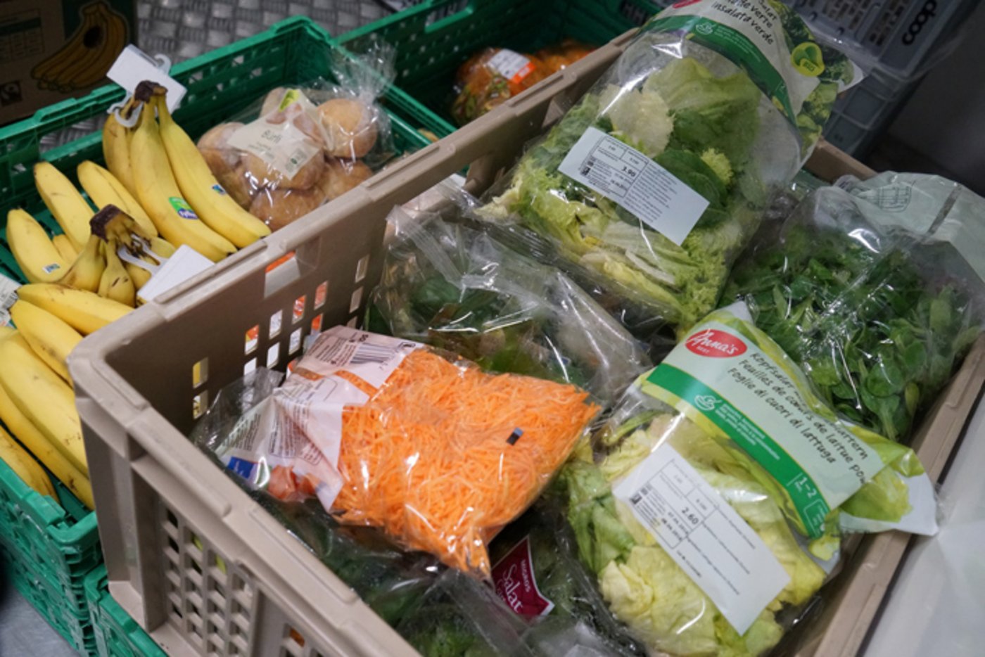 Auf «Food Bridge» können überschüssige Lebensmittel Hilfsorganisationen angeboten werden. (Bild Silvia Bretscher)