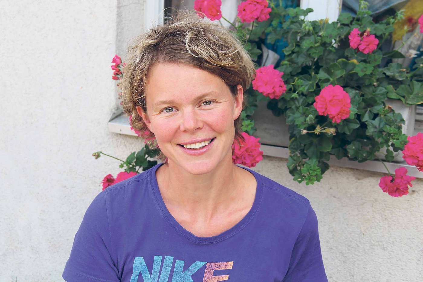 Andrea Nussbaumer lebt mit ihrer Familie abgelegen im Solothurner Jura. (Bild Benildis Bentolila)