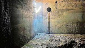 Wartungsarbeiten am Rührwerk bieten eine gute Gelegenheit, zeitgleich eine Kontrolle der Güllegrube durchzuführen.  