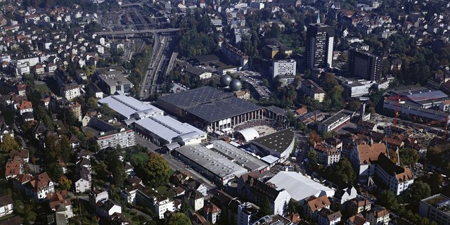 Wie schon im Frühling 2020 bleibt das Olma-Messen-Areal in diesem Jahr leer. (Bild Olma Messen St. Gallen)