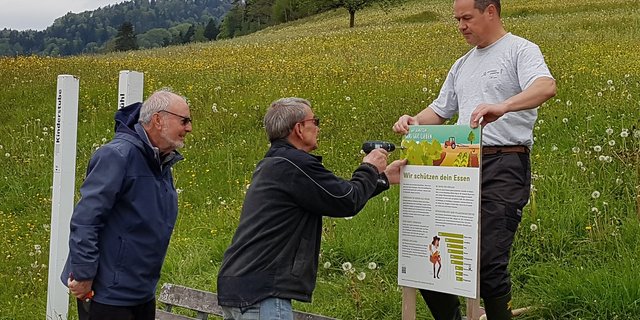 Die Landwirte sind bereit, die Bevölkerung über die Folgen der bevorstehenden Initiativen zu informieren. (Bild SBV)