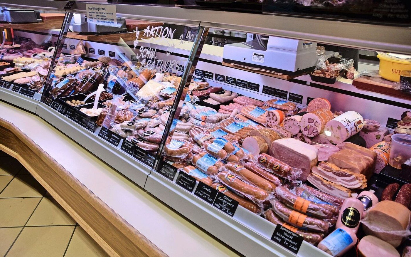 Das Angebot bei der Metzgerei Gygax ist enorm.  