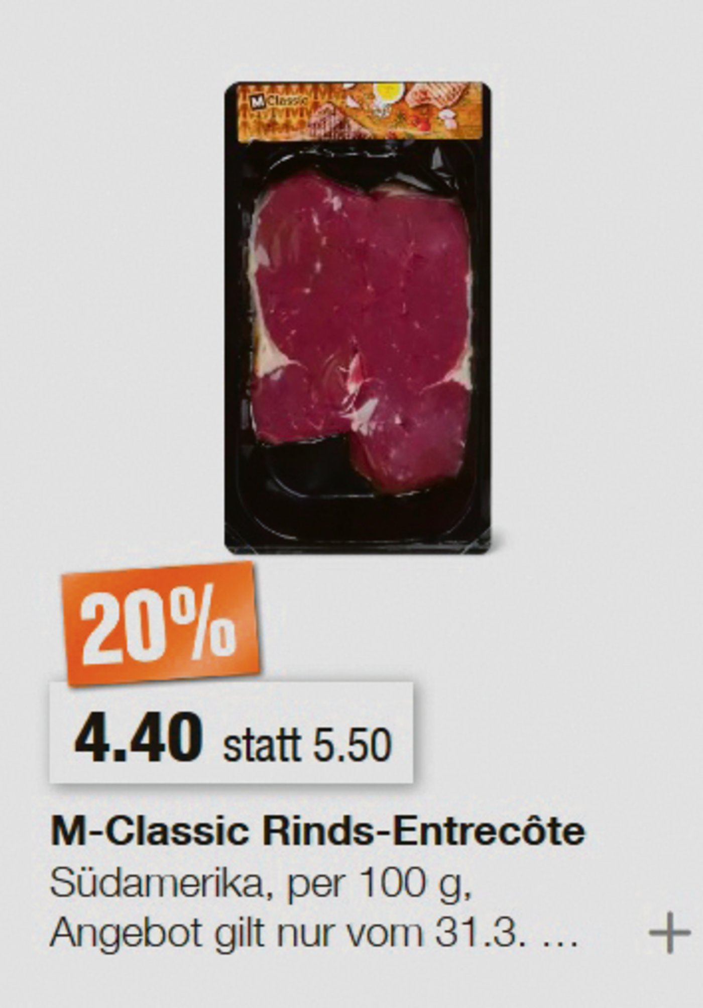 In der Migros zeigte sich dasselbe Bild.  