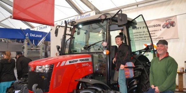 An der Agrimesse warten schöne Traktoren - aber nicht nur! (Bild Jasmine Baumann)