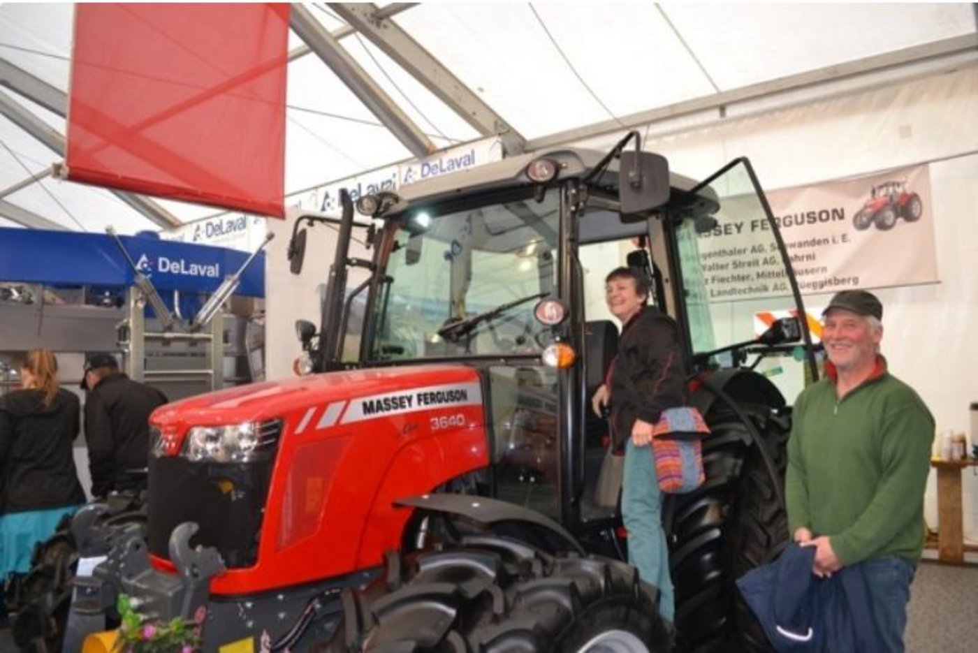 An der Agrimesse warten schöne Traktoren - aber nicht nur! (Bild Jasmine Baumann)
