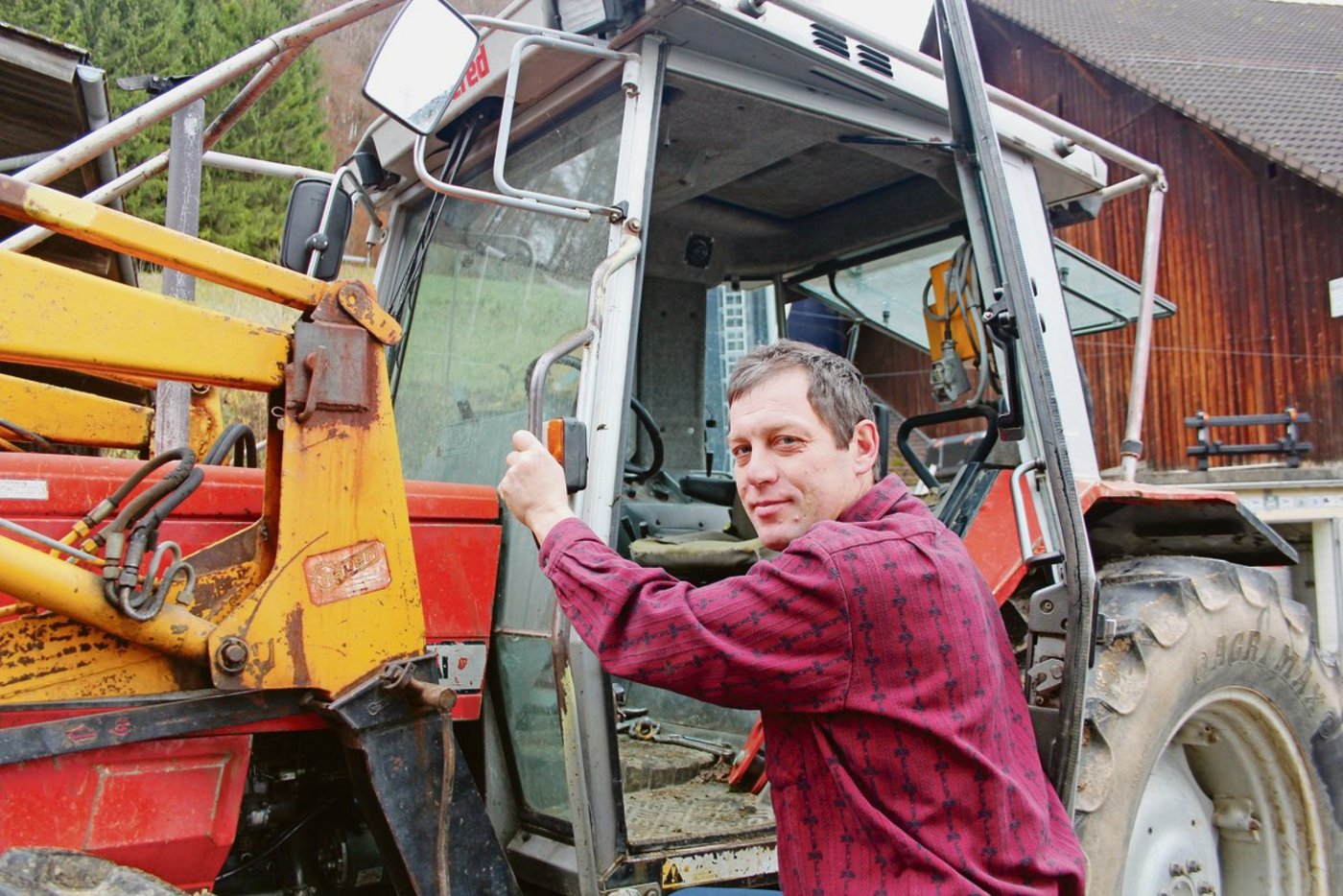 Marc Brodbeck vom Grienhof in Buus betreibt Milchwirtschaft und Ackerbau und präsidiert neu den Bauernverband beider Basel. (Bild BB)