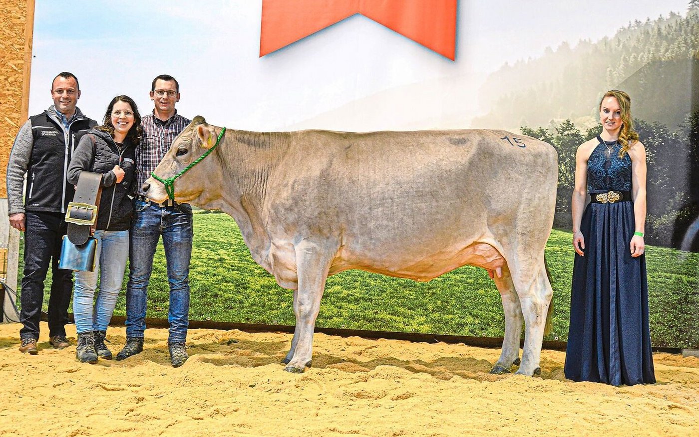 Die Seriensiegerin Harlei Holly von Reto Litschi, Gibswil ZH, setzte sich erneut durch und wurde Miss OB.