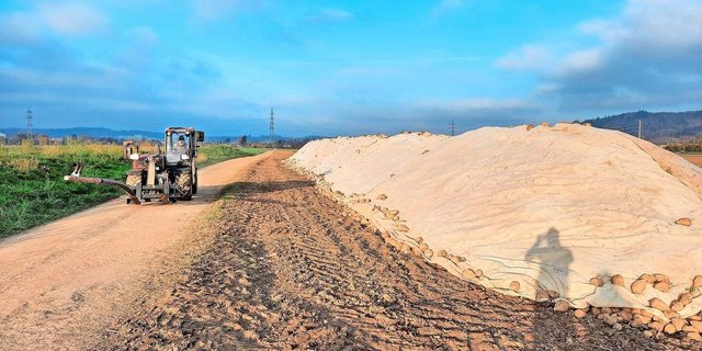 Die passenden Wetterbedingungen der letzten Wochen wurden vielerorts für die Rübenernte genutzt.