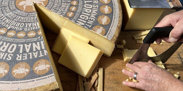 Angeschnittener Simmentaler Original