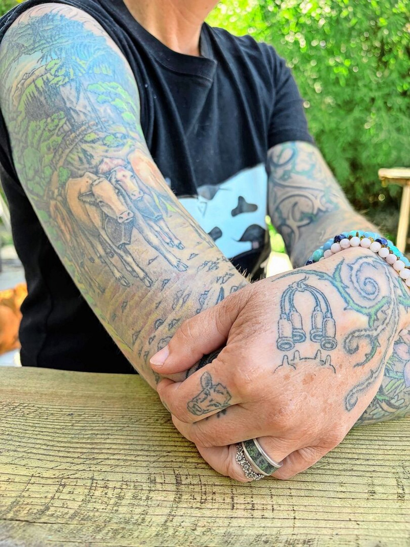 Janine Rieder liebt Körperkunst in Form von Tattoos.