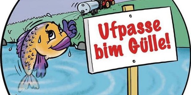 LBV-Kleber für Hofdüngeranlagen.