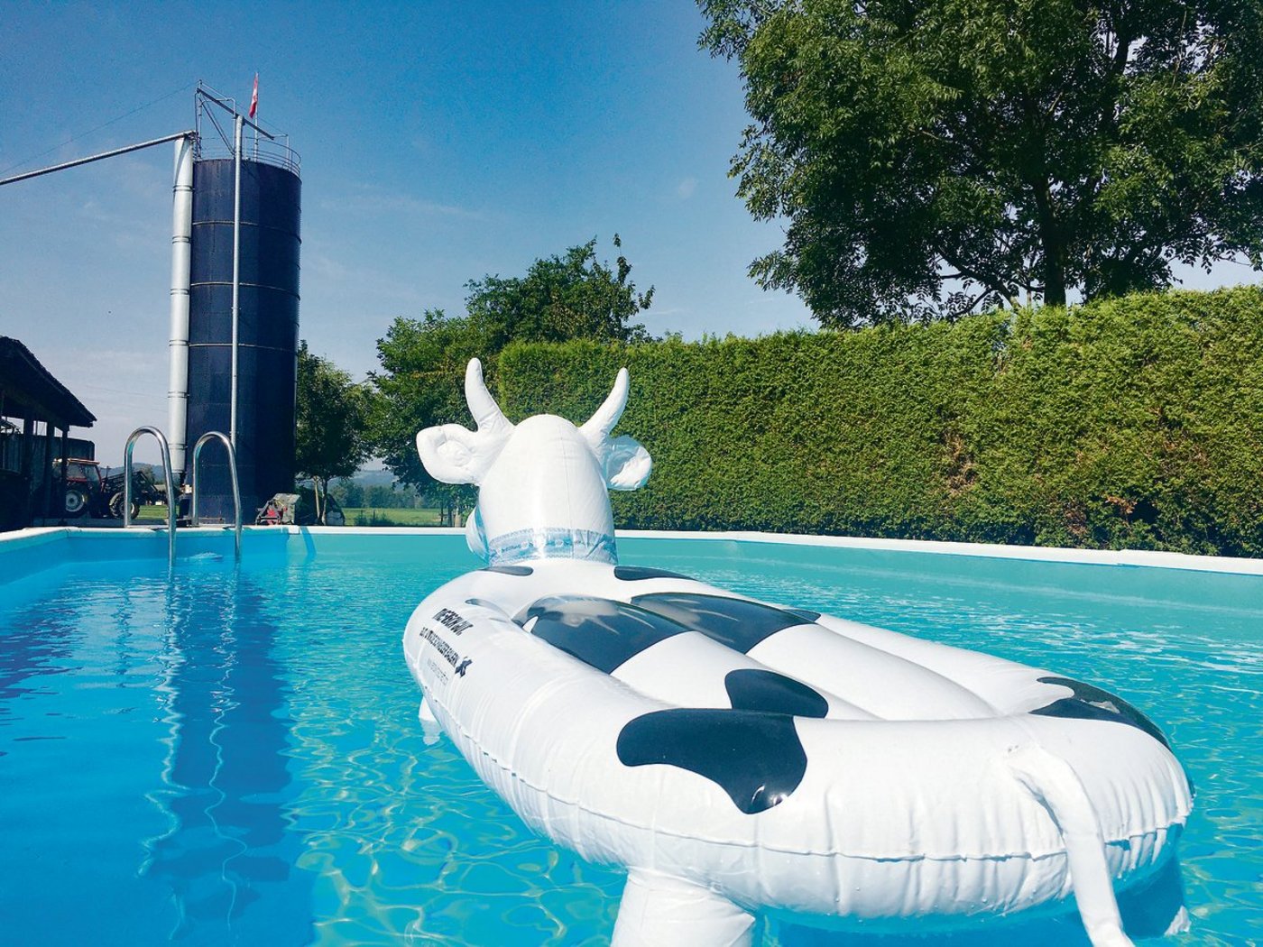 Es hat sich ausgeplanscht auf Schweizer Bauernhöfen: Neue Swimmingpoolanlagen werden allerhöchstens noch in Ausnahmefällen bewilligt.(Bild Armin Emmenegger)