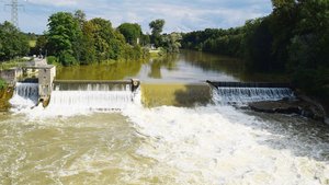 Die Thur unterhalb v Die Thur unterhalb von Weinfelden.