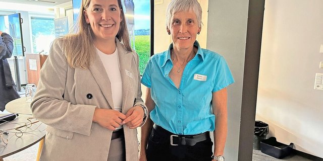 SVP-Politikerin und Agronomin Katja Riem und Agroscope-Wissenschaftlerin Barbara Walther referierten am Milchforum, das von der SMP zusammen mit der Ostschweizer Mitgliedsorganisation VMMO organisiert wurde.