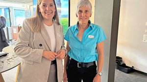 SVP-Politikerin und SVP-Politikerin und Agronomin Katja Riem und Agroscope-Wissenschaftlerin Barbara Walther referierten am Milchforum, das von der SMP zusammen mit der Ostschweizer Mitgliedsorganisation VMMO organisiert wurde.
