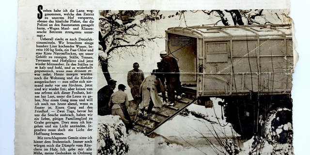 Zeitungsauszug «Gelbes Heft» von 1965. (Bild Greti Christen)