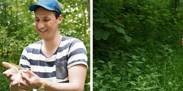 Kevin Nobs ist begeistert von der vielfältigen Pflanze. (Bilder BauernZeitung/aw)